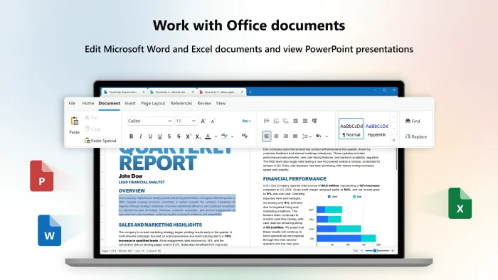 Edit office documents - File Viewer Plus for Windows PC: Download Guide, Tips & Features