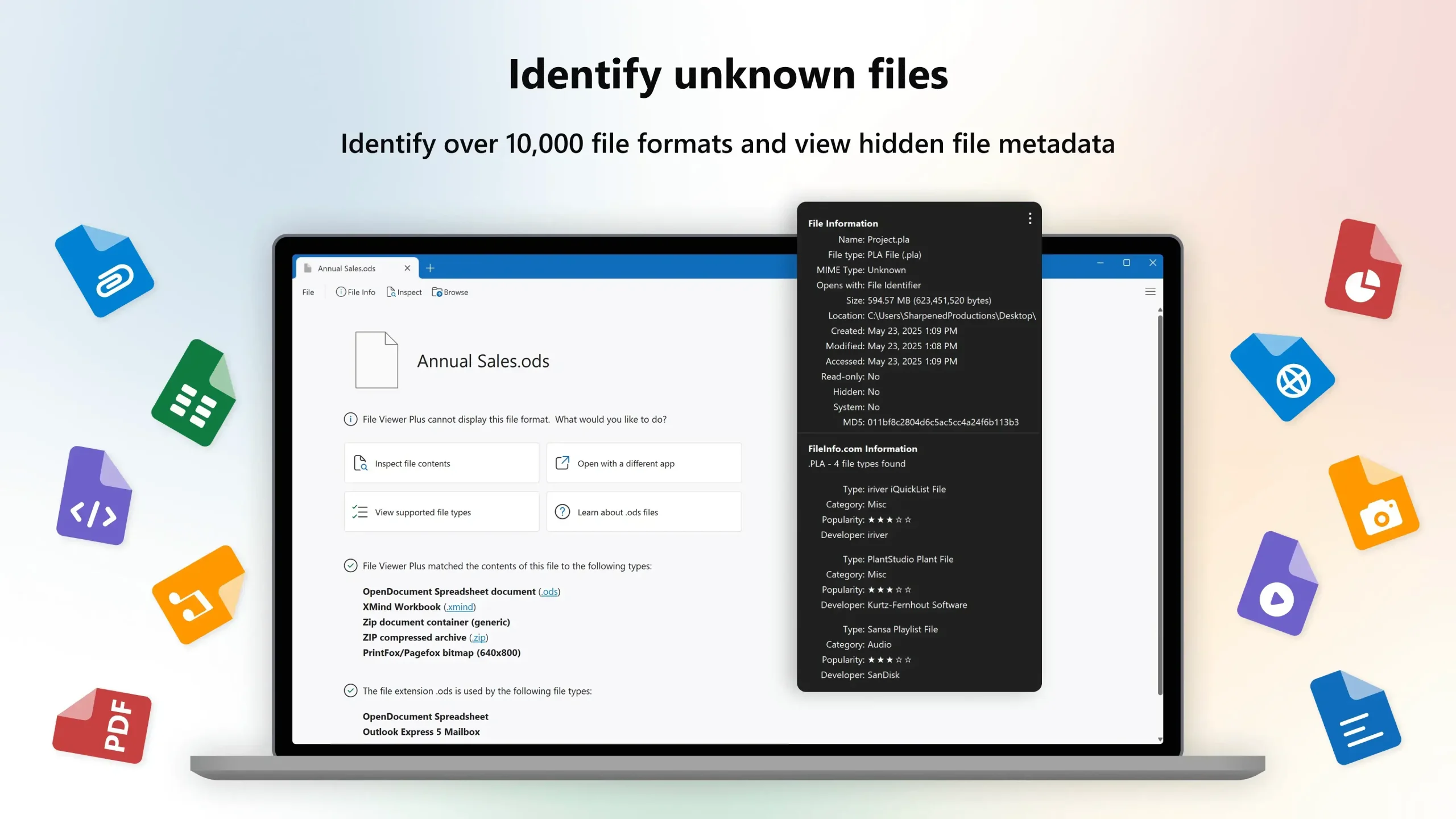 Indentify unknown files - File Viewer Plus for Windows PC: Download Guide, Tips & Features