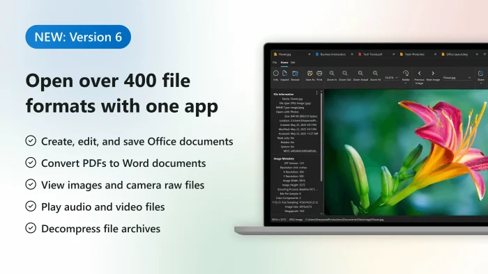 Multiple formats Multiple formats - File Viewer Plus for Windows PC: Download Guide, Tips & Features