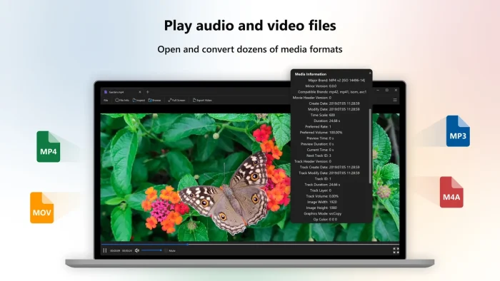 Play audio video files