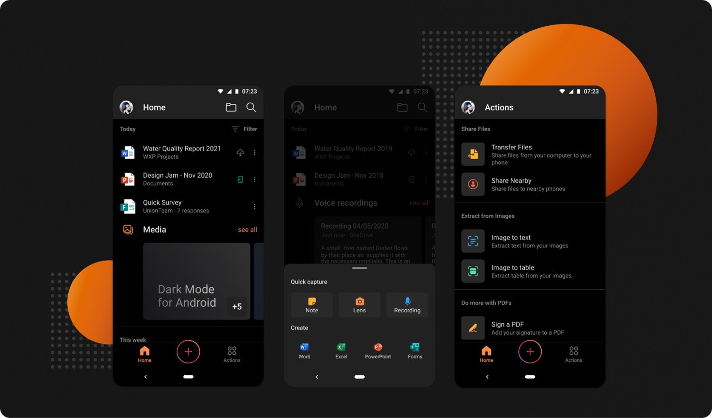 Microsoft office app for android updated with a dark mode 532983 2