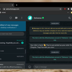 Darkmode whatsapp web