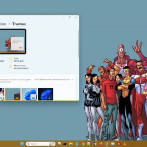 Screenshot invincible windows theme