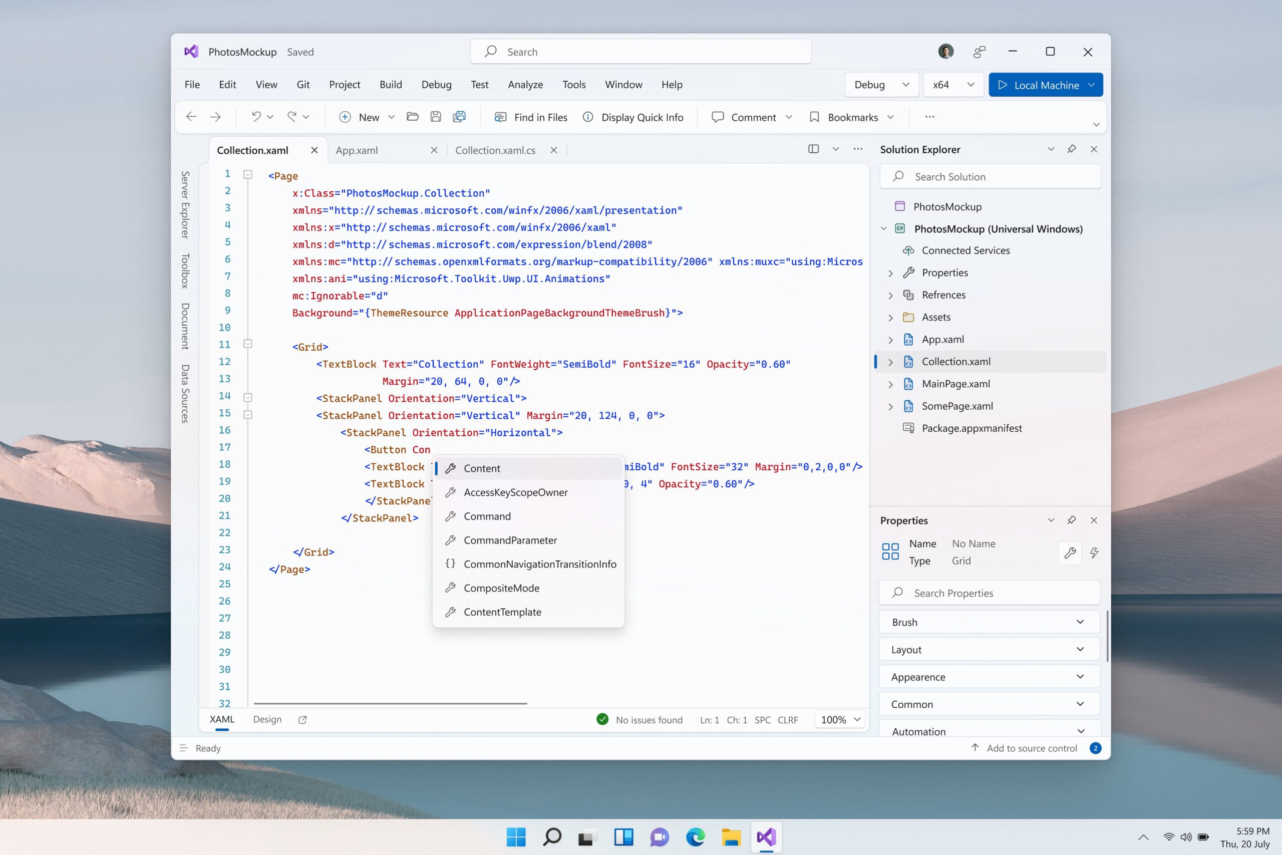Visual Studio Given Windows 11 Look and Feel in Brilliant