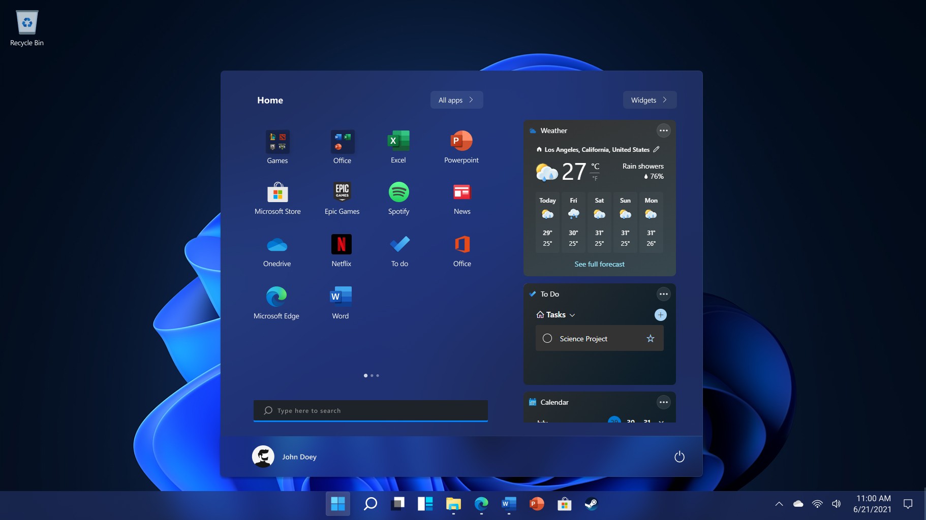 Windows 11 Concept Windows 11 Concept Features Wishlist Windows 11 ...