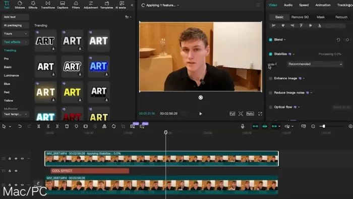 Capcut features