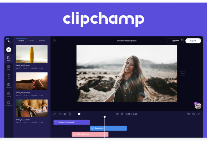 Clipchamp screenshot