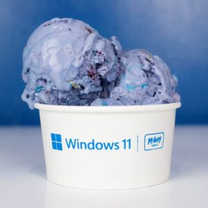 Microsoft has invented a limited edition windows 11 ice cream