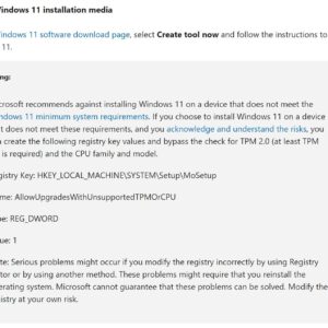 Microsoft itself shares steps to install windows 11 on unsupported