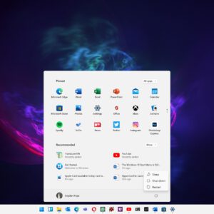 Windows 11 start menu and taskbar fixes in the latest