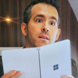 Already killed microsoft surface device shows up in latest ryan reynolds