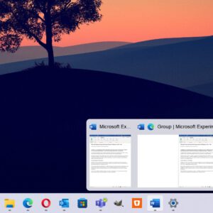 Microsoft experimenting with snap groups in windows 11 alt