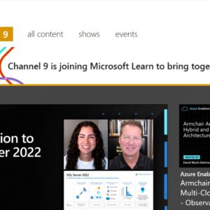 Microsoft makes channel 9 a part of microsoft learn