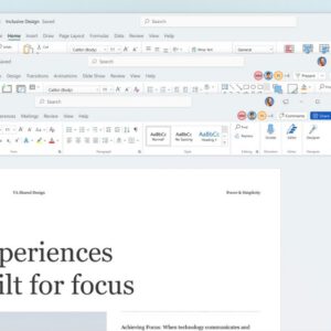 Microsoft brings the new office interface to all windows users
