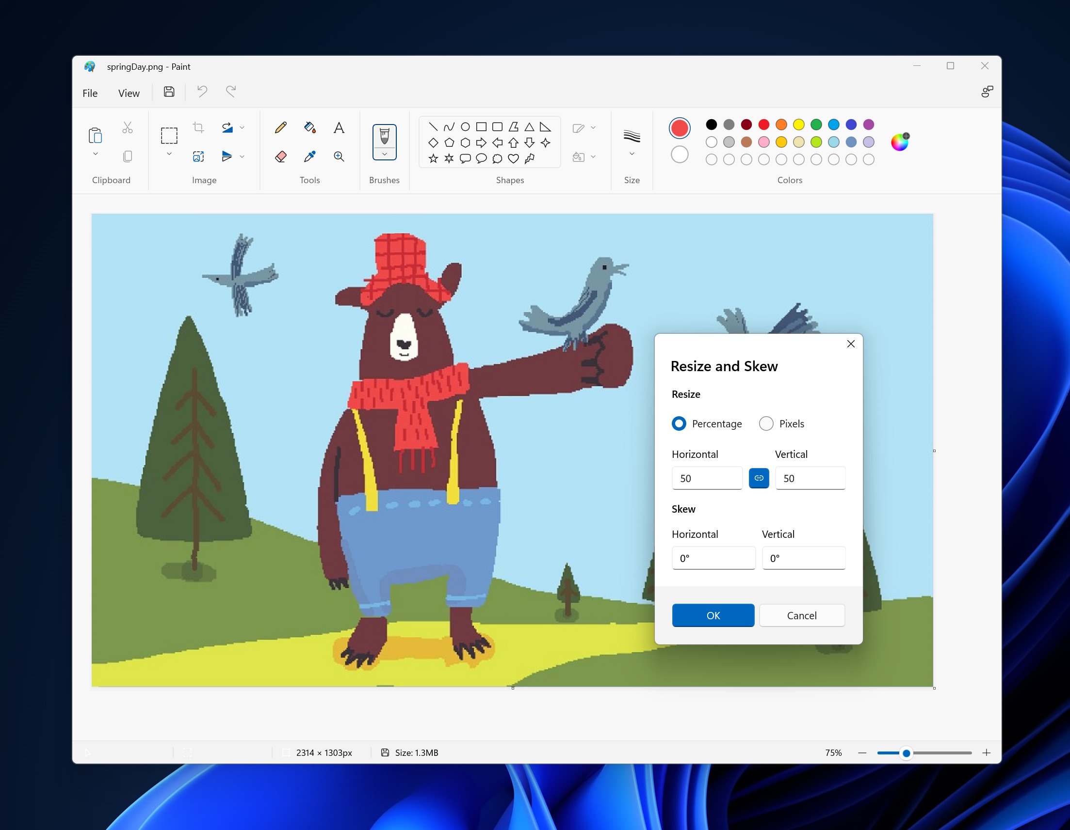 Microsoft paint gets a modern update on windows 11