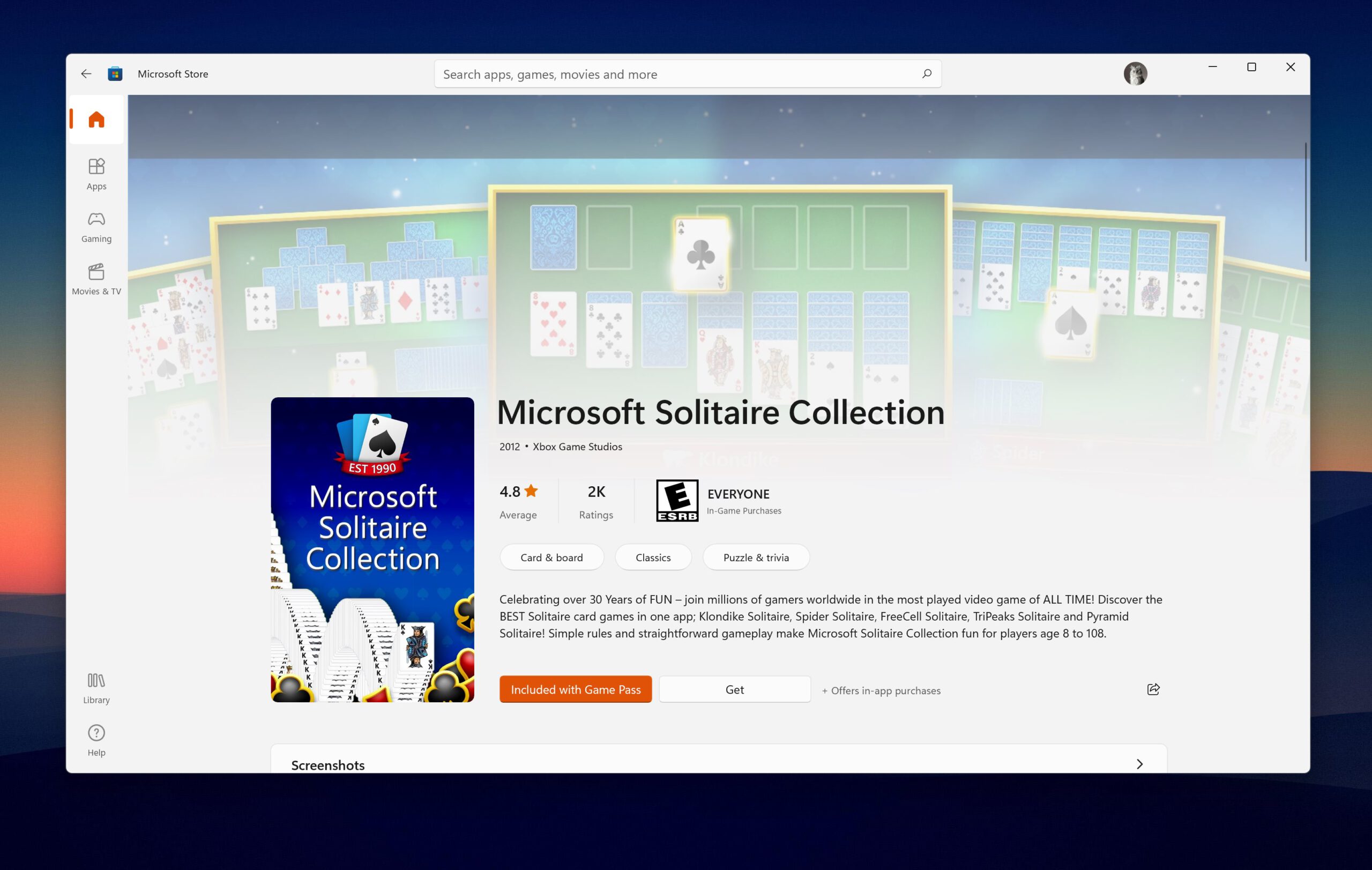 Microsoft solitaire receives an android inspired update on windows