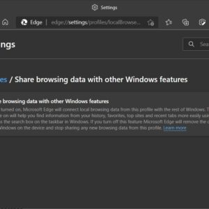 Windows search will include microsoft edge browser tabs and history