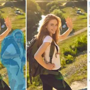 Remove person background
