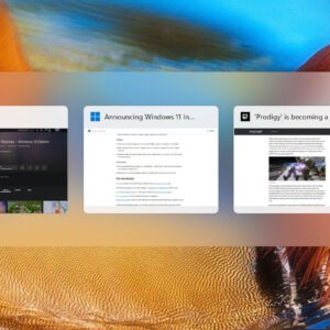 Windows 11s new alt tab ui looks so much