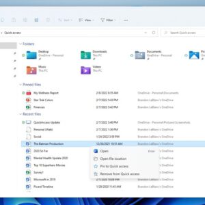 File explorer is getting new quick access features on windows