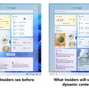 Microsoft announces widgets improvements in windows 11