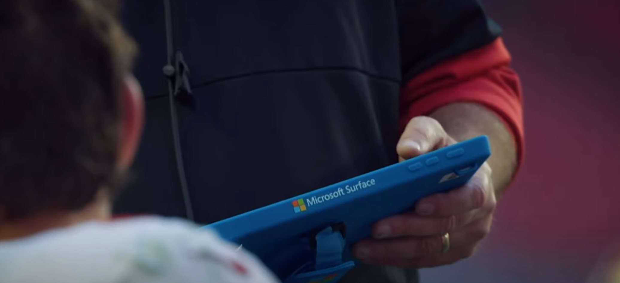 Microsoft releases surface ad to highlight nfl partnership