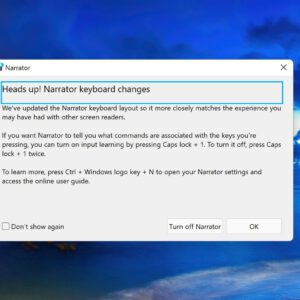 Microsoft reveals a massive narrator update in windows 11