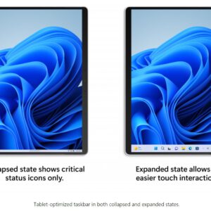 Windows 11 is getting an updated taskbar on tablets