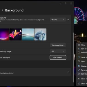 Windows 11 will soon get wallpaper stickers