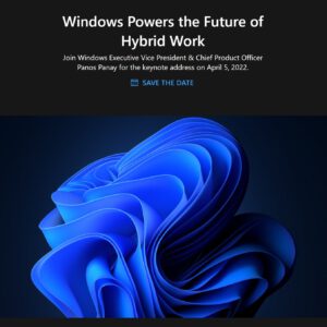 Microsoft announces new windows event on april 5