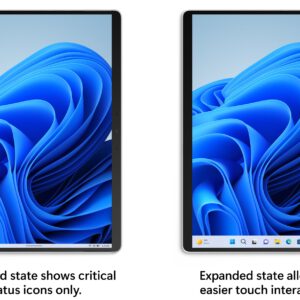Microsoft releases the windows 11 tablet optimized taskbar to all testers