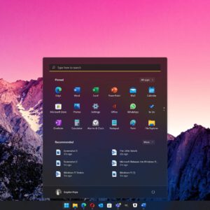 The windows 11 start menu gets new refinements in the