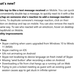 Skype gets critical fixes for windows 11 and iphone