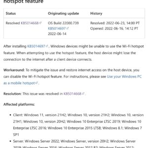 Windows 11 cumulative update kb5014668 includes a very important wi fi