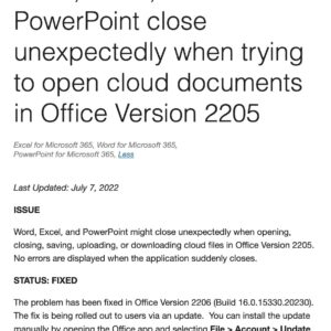 Microsoft releases critical bug fix for word excel and powerpoint