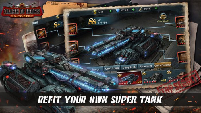 Upgrade tank
