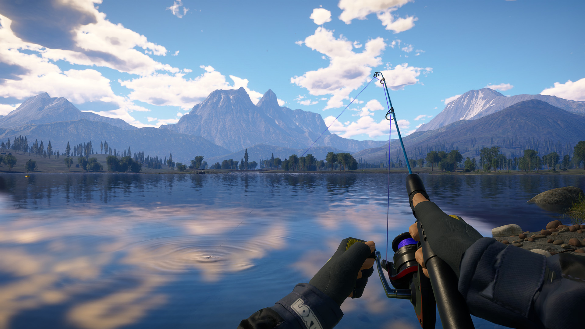 Fishing ingame graphics