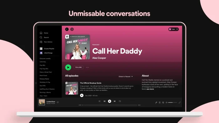 Listen to alex cooper podcast on spotify