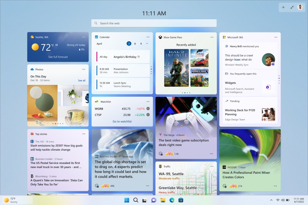 Microsoft adds an expanded view to the windows 11 widgets