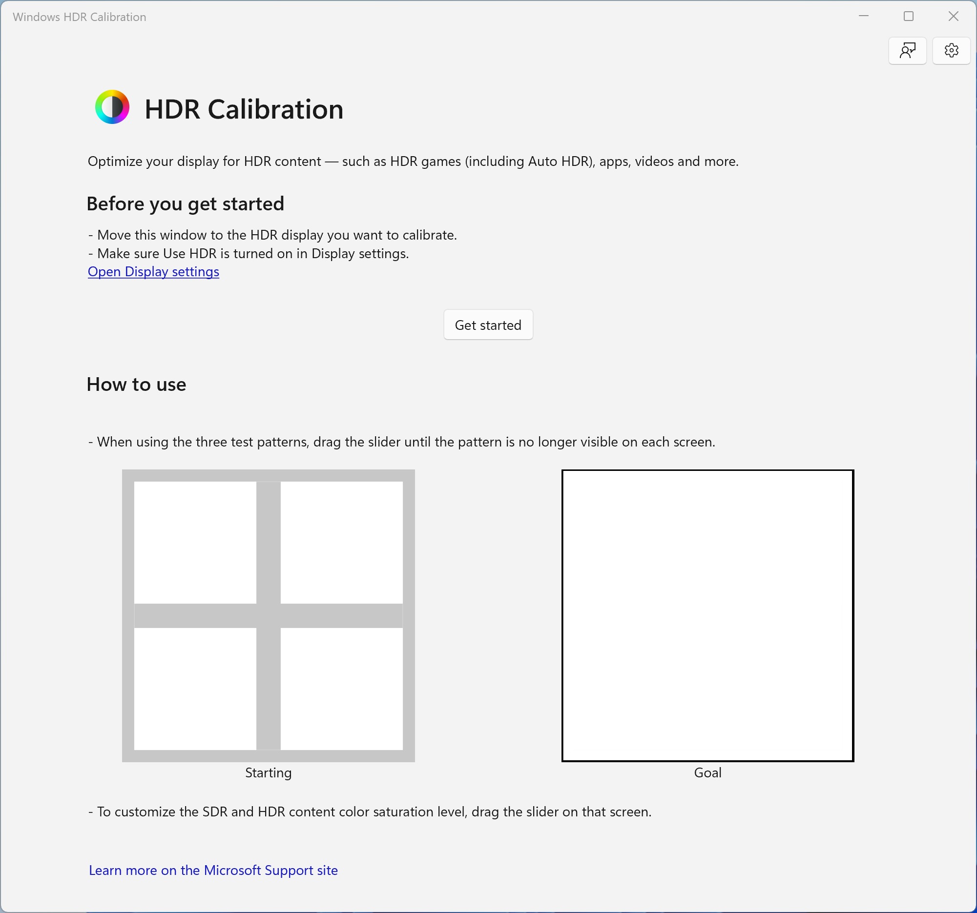 Windows 11 gets a new hdr calibration app