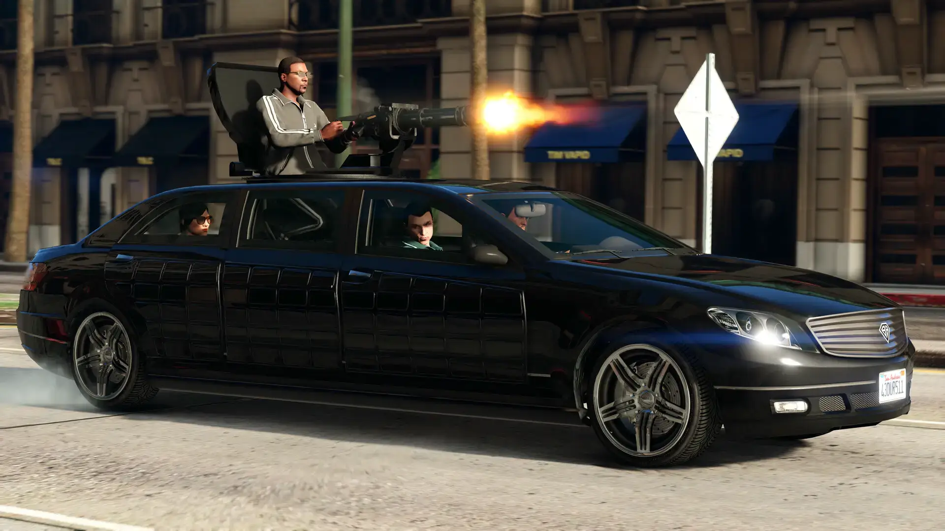 Machine gun on car - Download Grand Theft Auto V for Windows