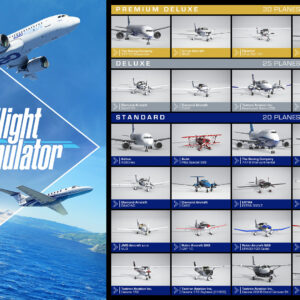 Flight simulator plane choices