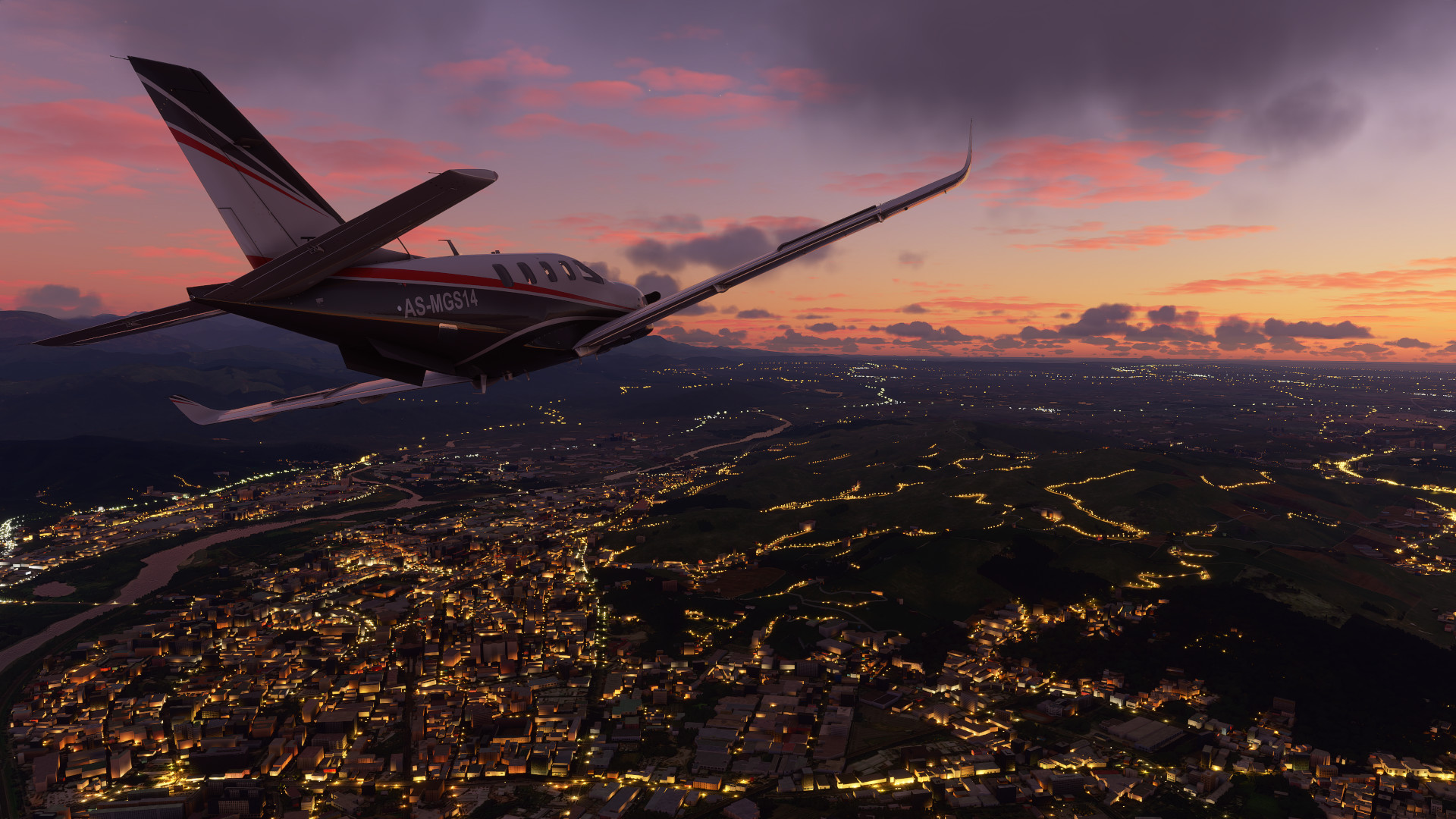 Flying at night