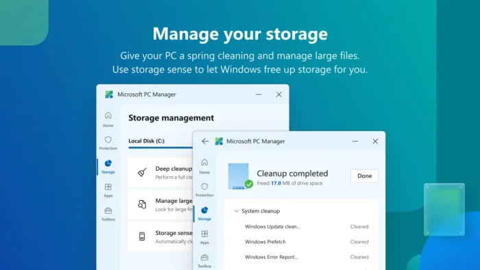 Manage storage