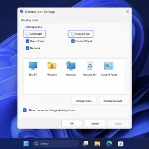 03 desktop icon settings