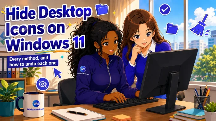 Hide desktop icons on pc cover - How to Hide Desktop Icons on Windows 11 (Every Method)
