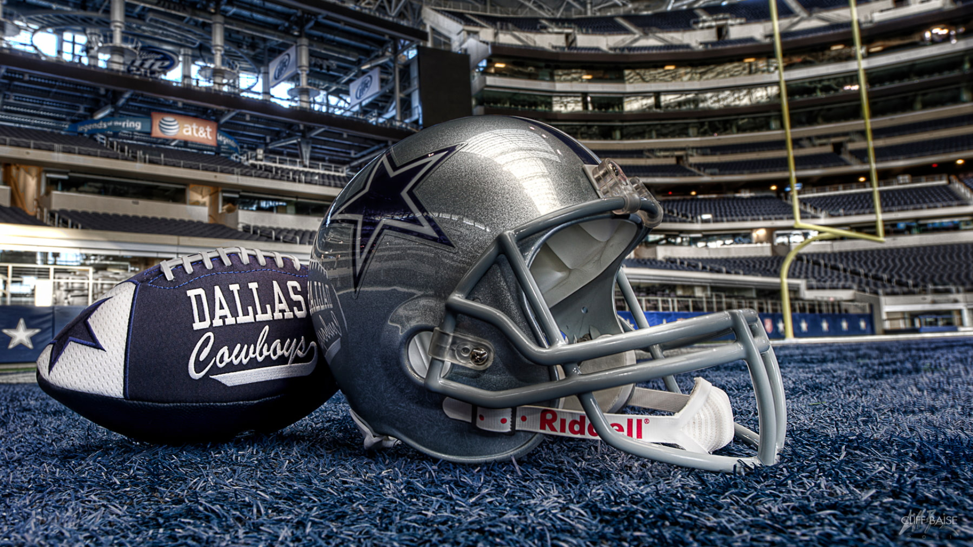 Dallas cowboys helmet blue