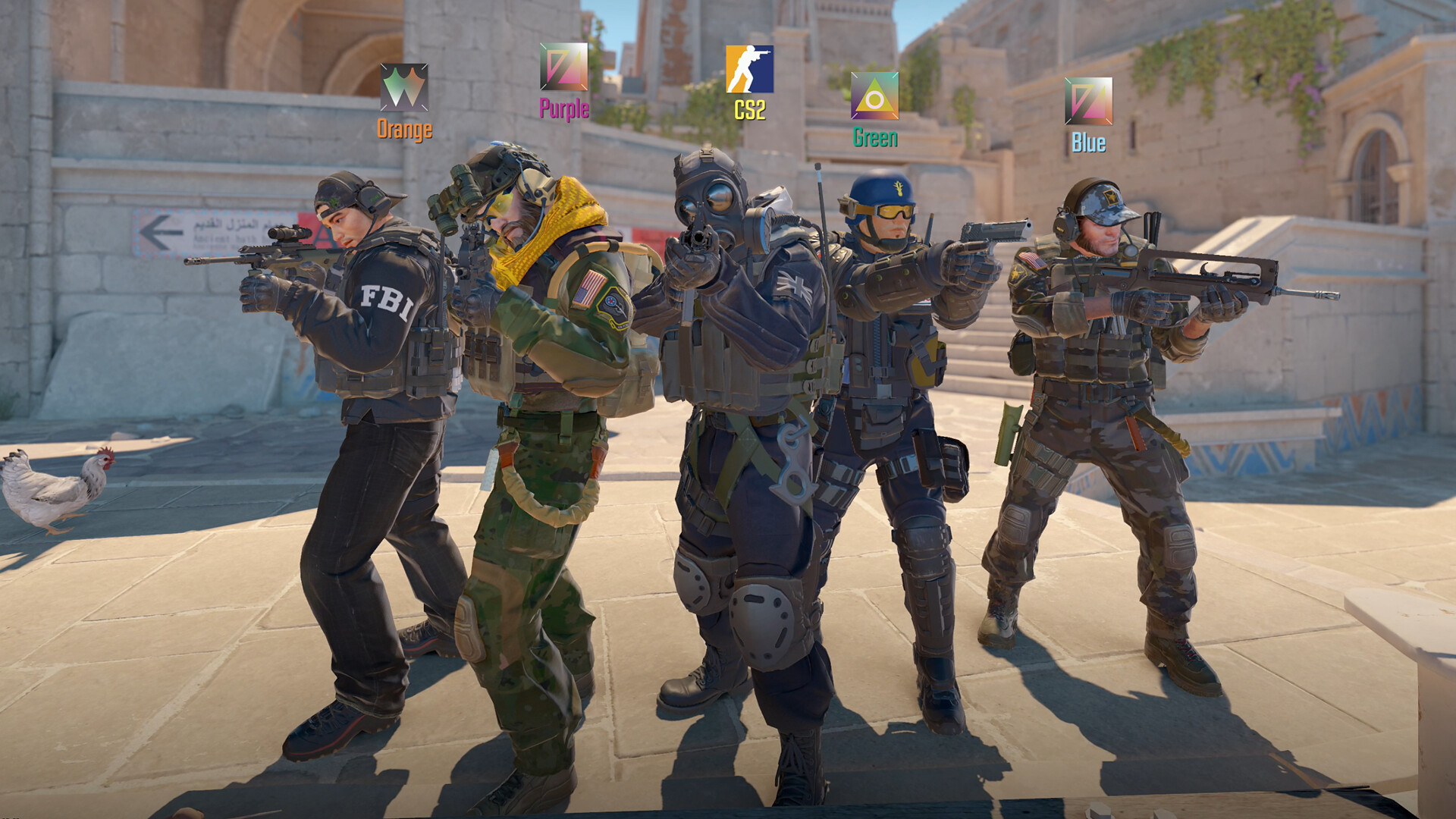 Counter terrorists skins