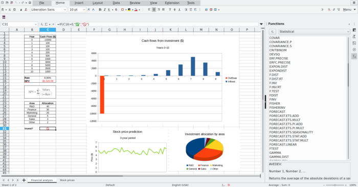 Calc libreoffice