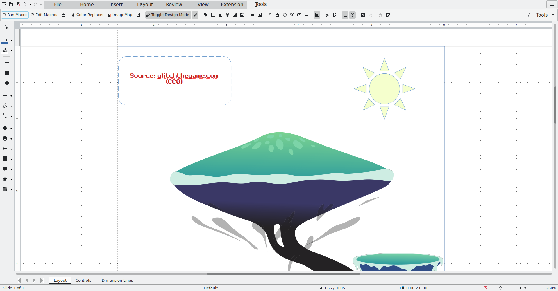 Draw libreoffice